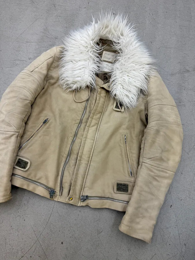 AW1999 Helmut Lang Séance the travail Moleskin Astro Moto Jacket bLpzzDN 7