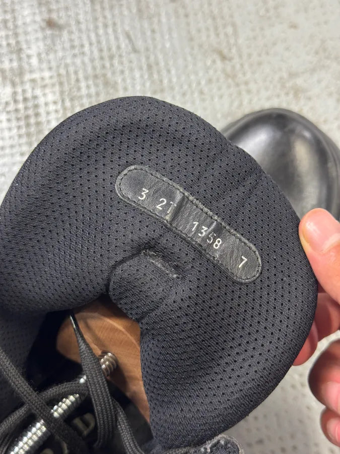 AW1999 Prada Black High Leather Vibram Boots hbeCjXI 6