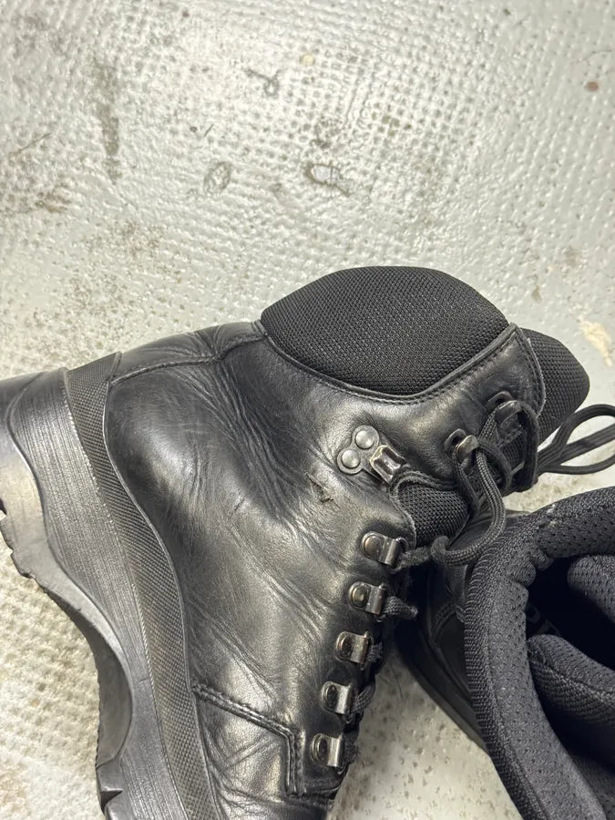 AW1999 Prada Black High Leather Vibram Boots hbeCjXI 8