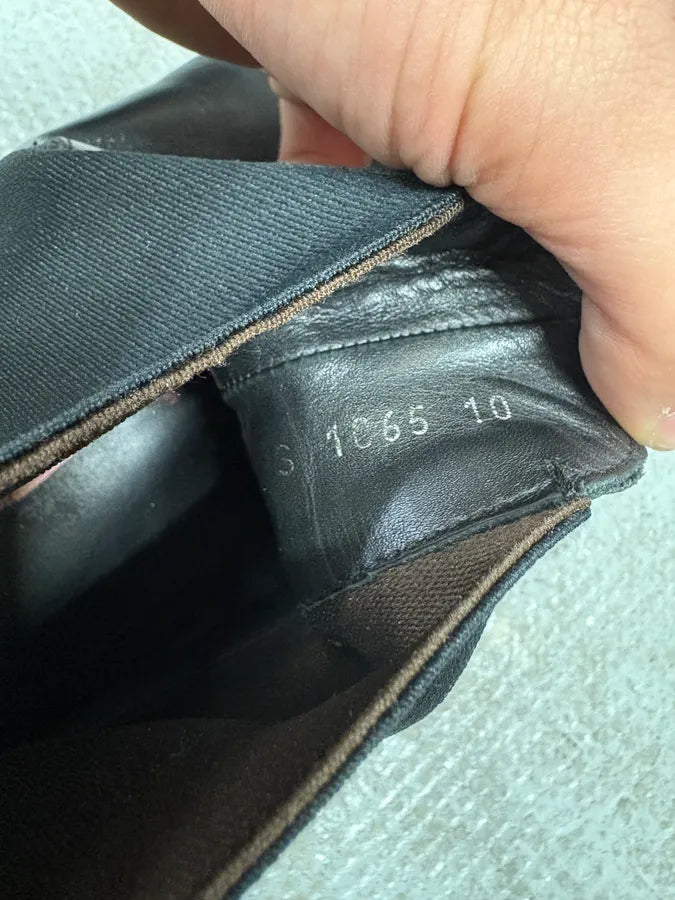 AW1999 Prada Black Hybrid Vibram Boots CzetCvs 10