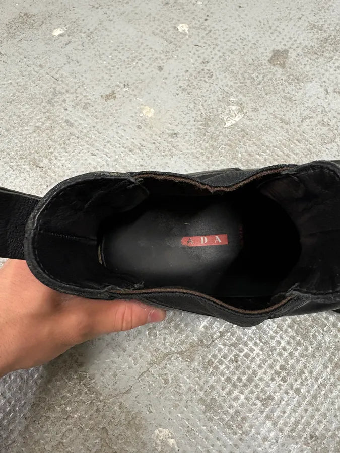 AW1999 Prada Black Hybrid Vibram Boots CzetCvs 11