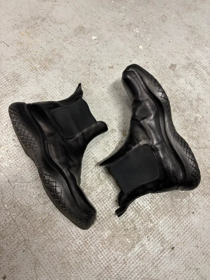AW1999 Prada Black Hybrid Vibram Boots CzetCvs 7