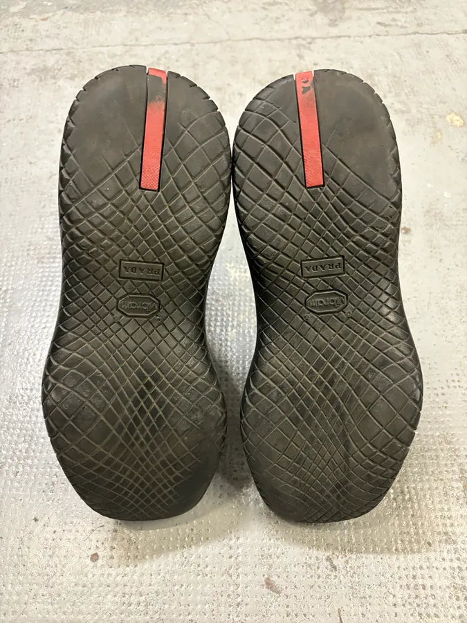 AW1999 Prada Black Leather Chelsea Vibram Boots  EqEQYHb 6