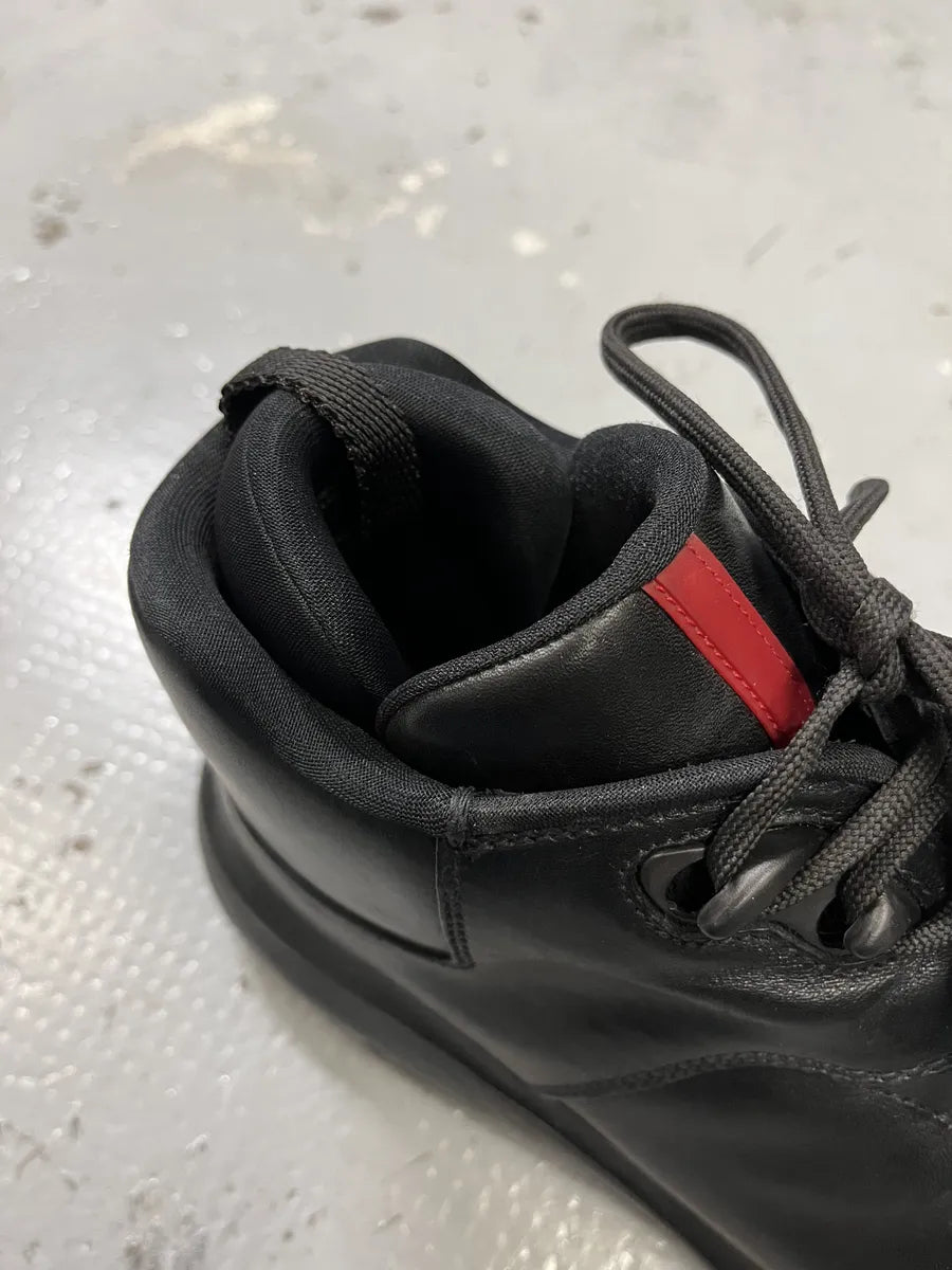 AW1999 Prada Black Leather Low Boots jCXNPtR 6