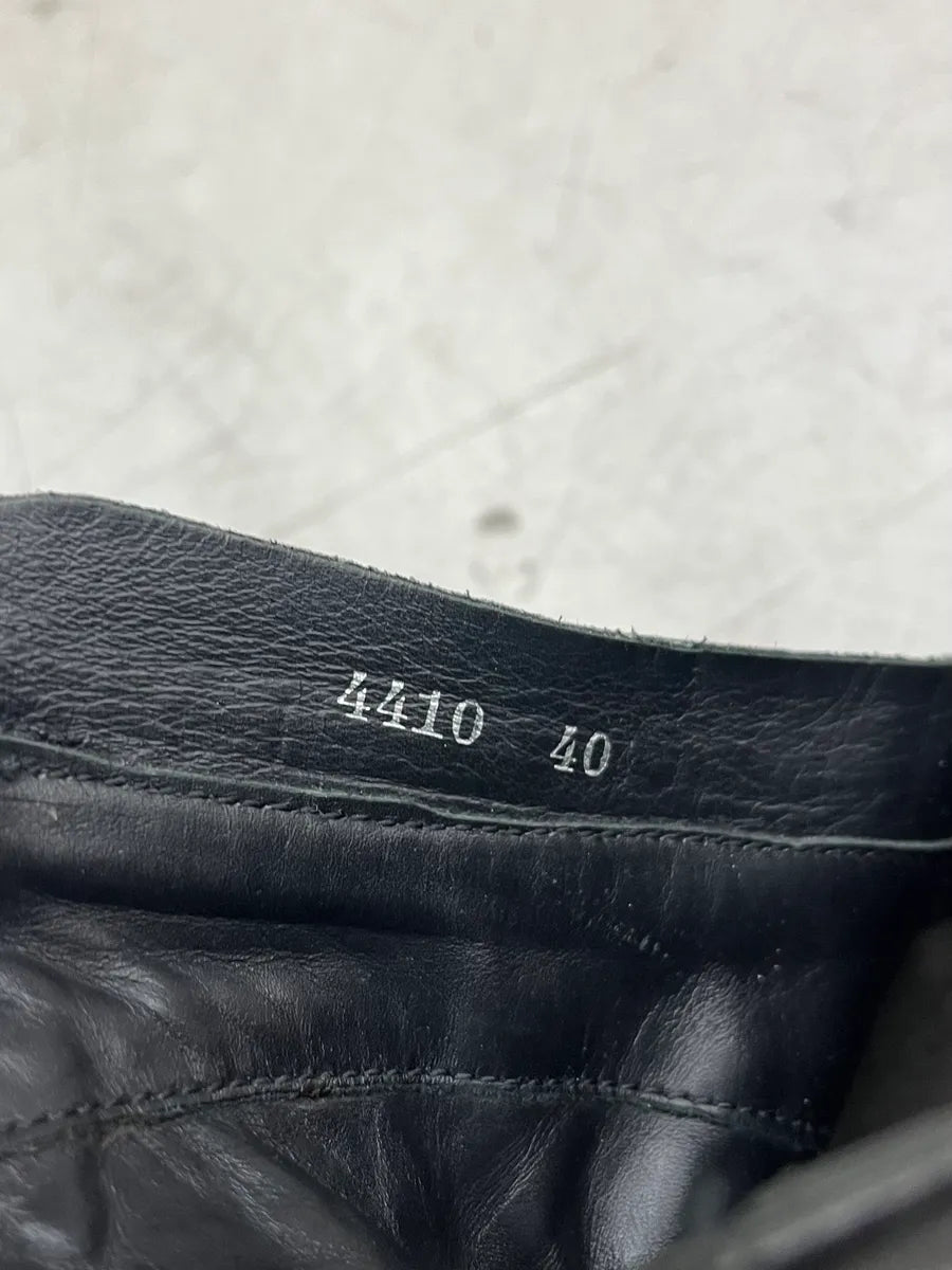 AW1999 Prada Black Leather Vibram Boots TIhdPIg 7
