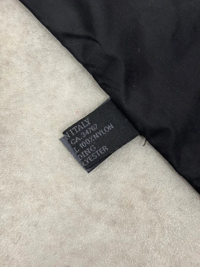 AW1999 Prada Black Nylon Linea Rossa Minimalist Scarf VekYdmY 5