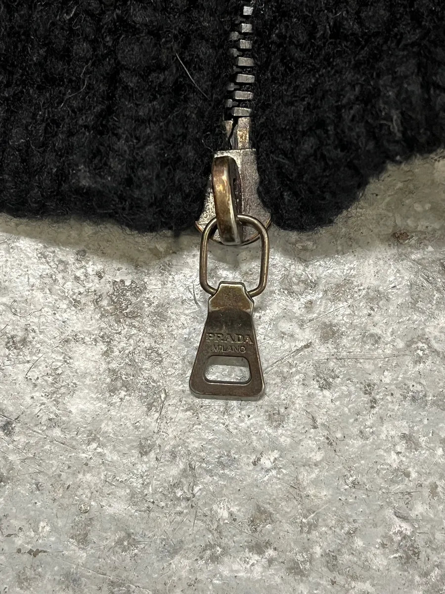 AW1999 Prada Black Padded Nylon Sport Jacket (S/M) 10