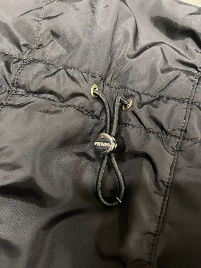 AW1999 Prada Black Padded Nylon Sport Jacket (S/M) 11