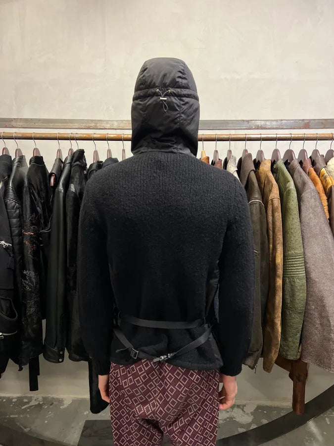 AW1999 Prada Black Padded Nylon Sport Jacket (S/M) 3