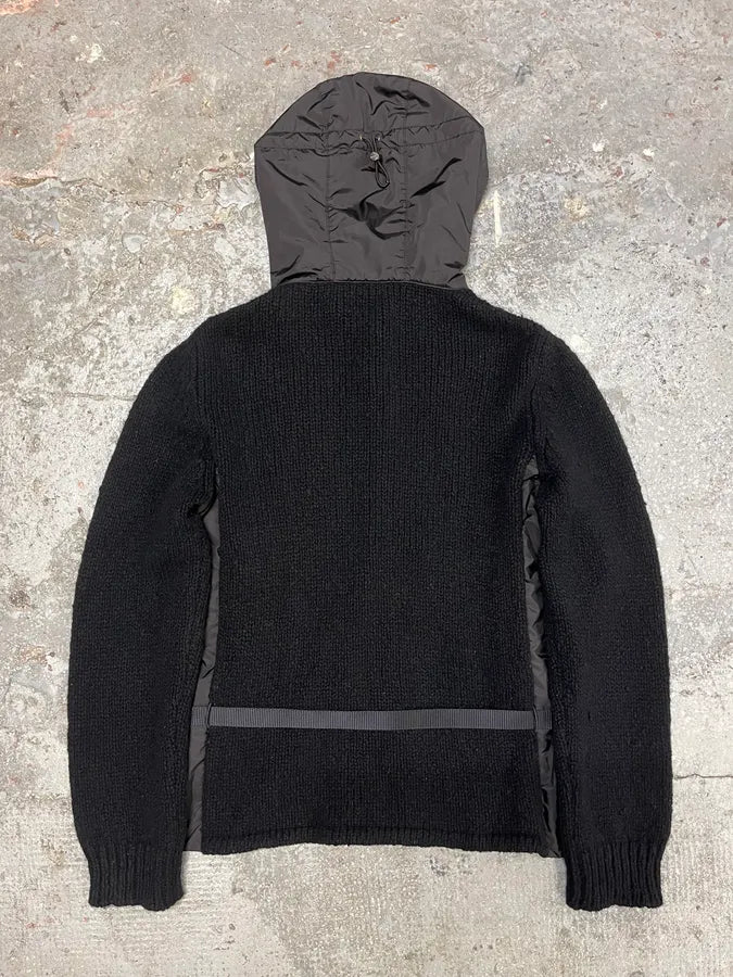 AW1999 Prada Black Padded Nylon Sport Jacket (S/M) 5