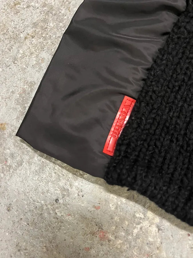 AW1999 Prada Black Padded Nylon Sport Jacket (S/M) 6