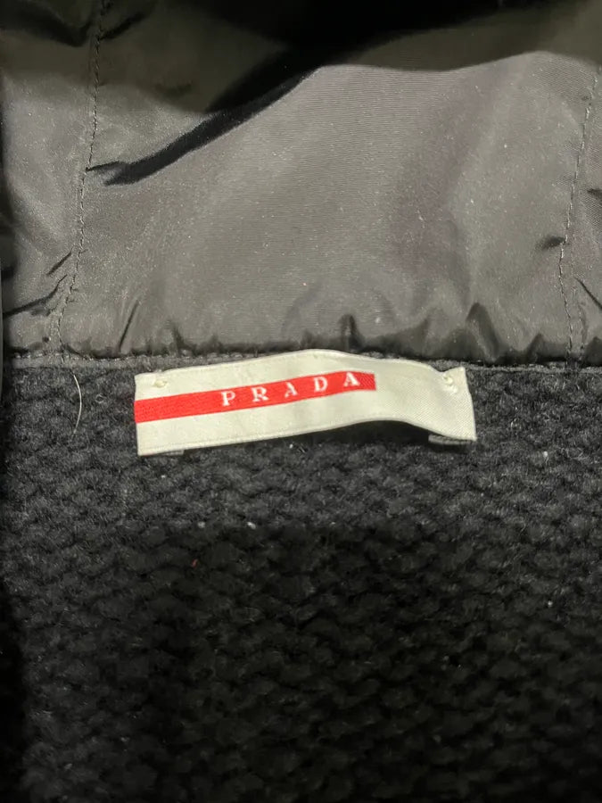AW1999 Prada Black Padded Nylon Sport Jacket (S/M) 7