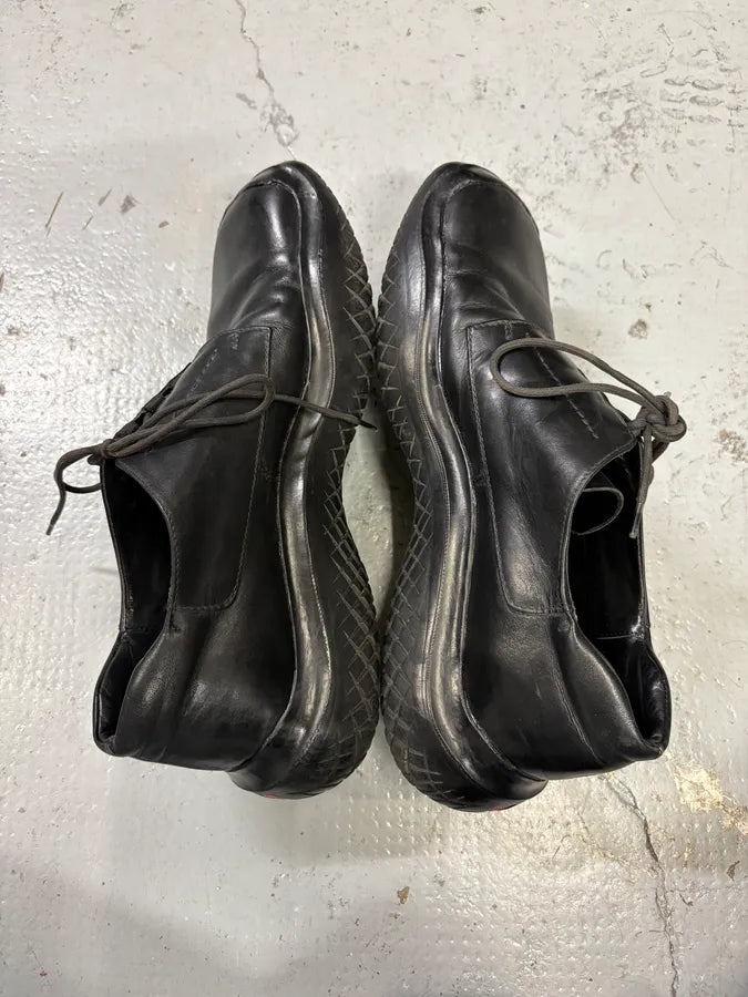 AW1999 Prada Black Premium Vibram Leather Boots kmfLkpo 3