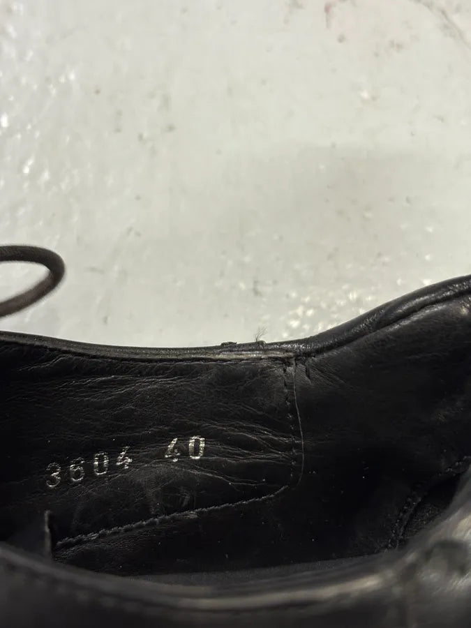 AW1999 Prada Black Premium Vibram Leather Boots kmfLkpo 7