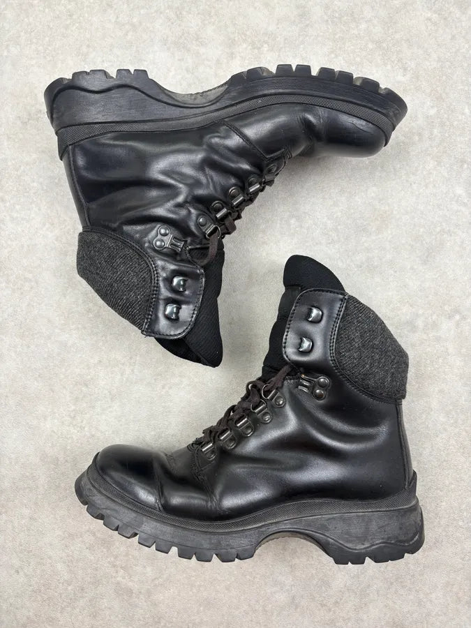 AW1999 Prada High Leather Vibram Boots  MqwSXqJ 3