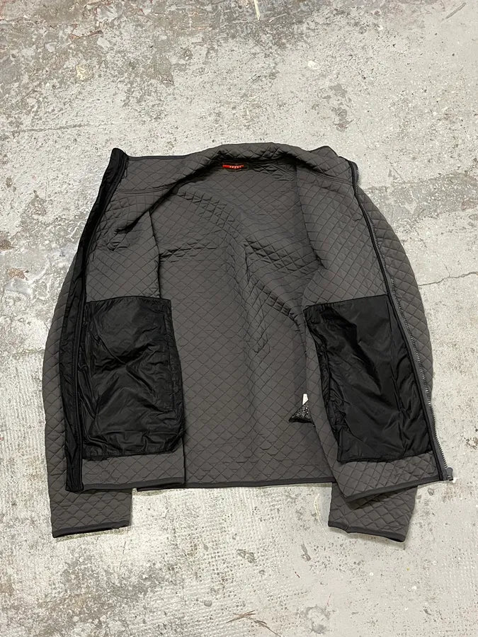 AW1999 Prada Linea Rossa Quilted Grey Ninja Jacket XRyQNoE 5