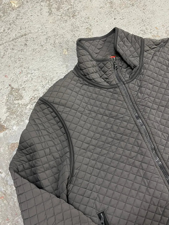 AW1999 Prada Linea Rossa Quilted Grey Ninja Jacket XRyQNoE 7