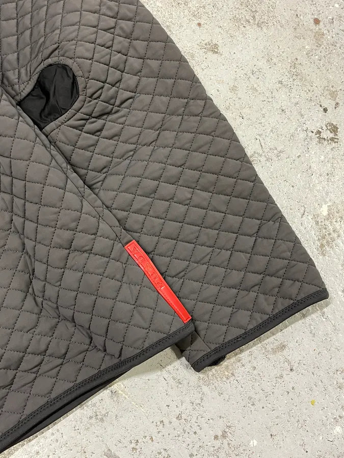 AW1999 Prada Linea Rossa Quilted Grey Ninja Jacket XRyQNoE 9