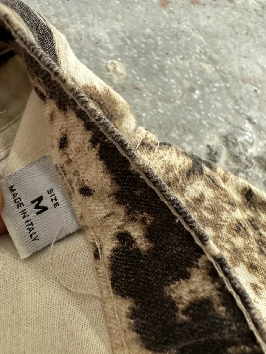 AW1999 Roberto Cavalli Furry Brown Movement Cawprint Pants (M) 11