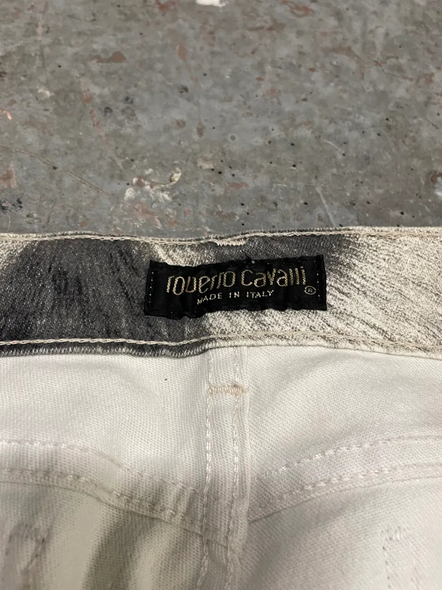 AW1999 Roberto Cavalli Leopard Movement Effect Tern Pants (S/M) 8