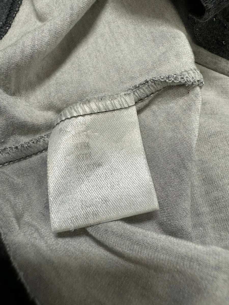 AW1999 Roberto Cavalli Two Tone Grey Silk Top Longsleeves jGemNtw 5