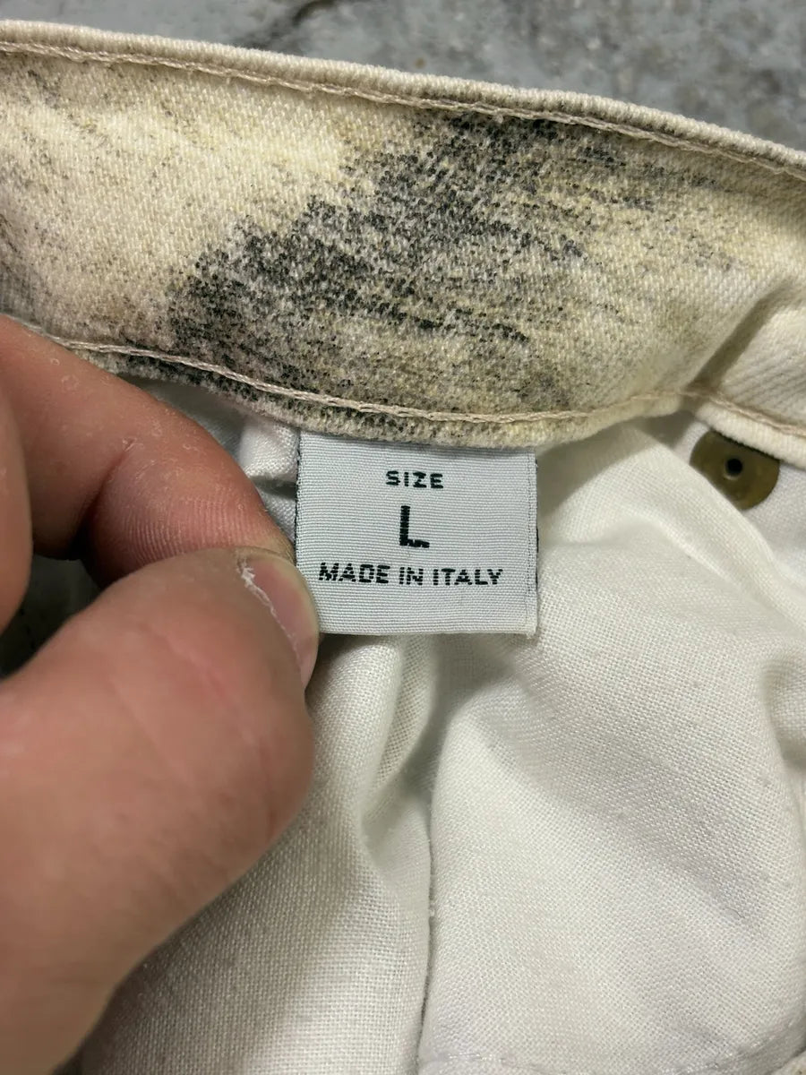 AW1999 Roberto Cavalli Wolf Fur Effect Pants uxHijWq 7