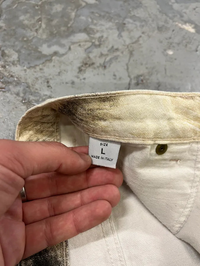 AW1999 Roberto Cavalli Wolf Fur Print Pants UaBtfaj 11