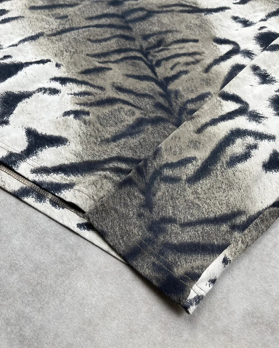 AW2000 Cavalli White & Grey Zebra Print Longsleeve ZywLnab 5