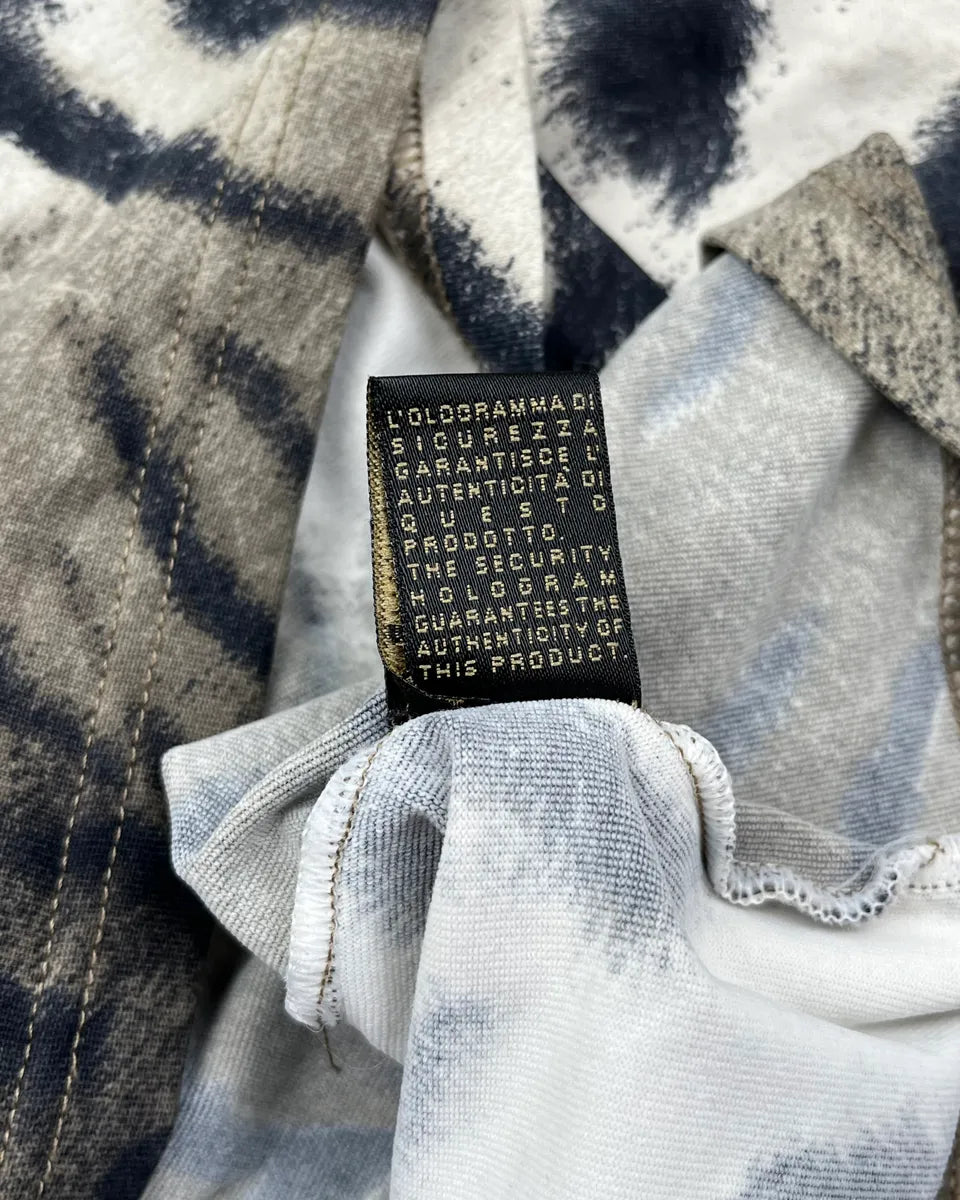 AW2000 Cavalli White & Grey Zebra Print Longsleeve ZywLnab 9