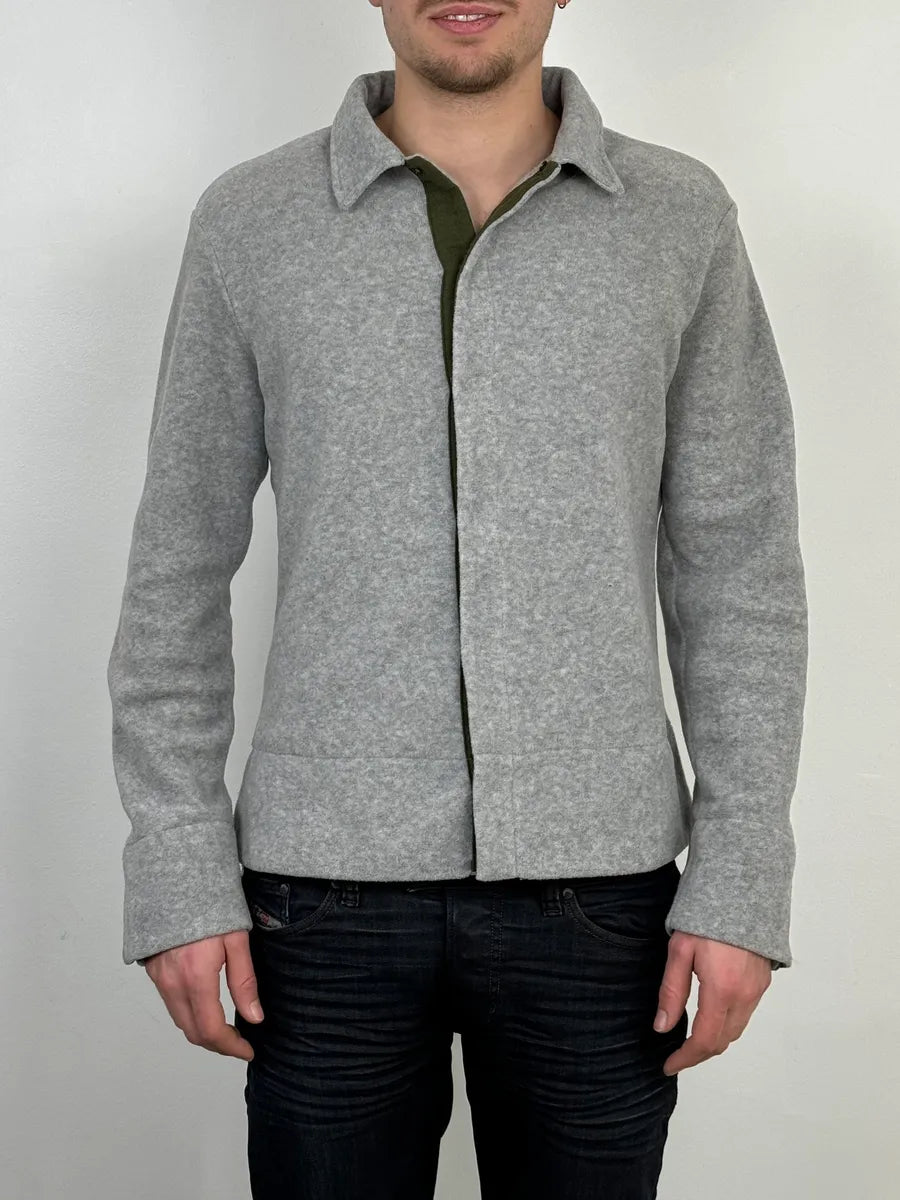 AW2000 Dolce & Gabbana Grey Fleece Jacket gsBXfjZ 1