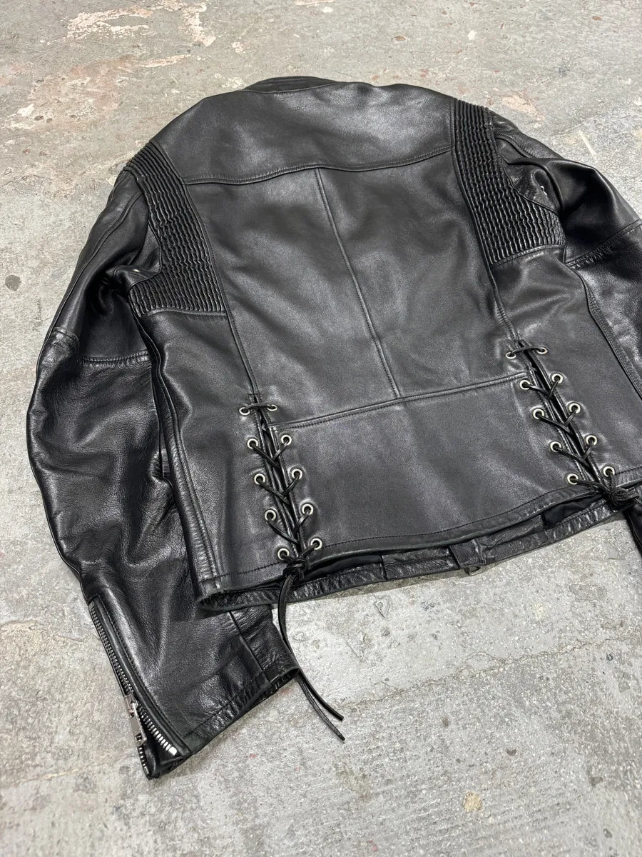 AW2000 Gucci Premium Leather Biker Jacket by Tom Ford (L) 6