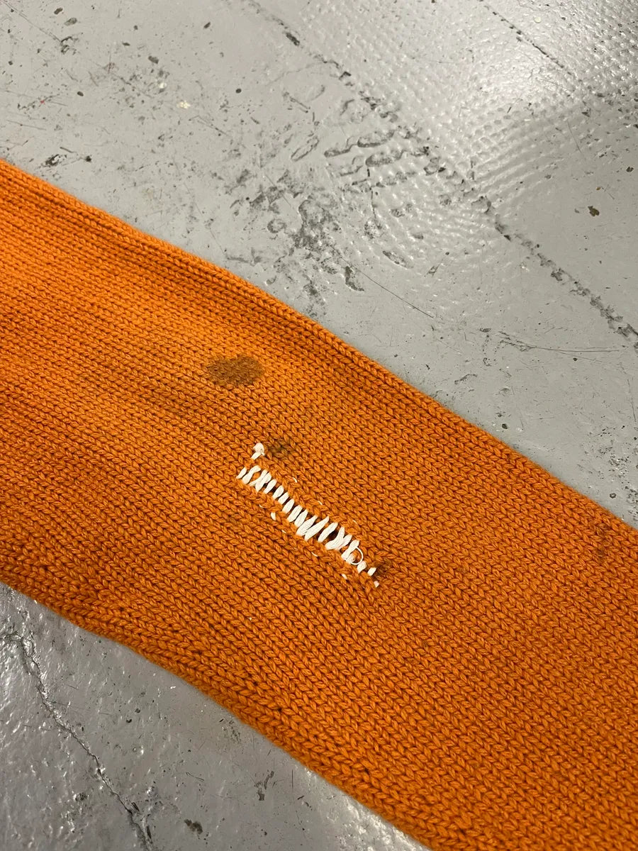 AW2000 Hermes by Martin Margiela Cashmere Orange Knit Sweater WerizBp 13