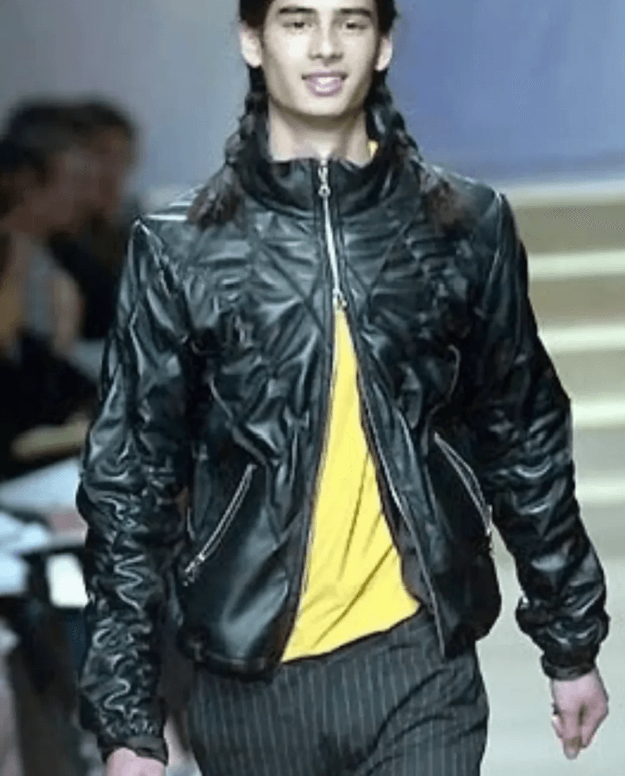 AW2000 Marithé + François Girbaud Black Structure Hooded Jacket ddyHHyM 1