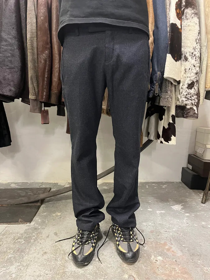 AW2008 Prada Wool Dark Classy Tailored Pants FcjWwPh 1