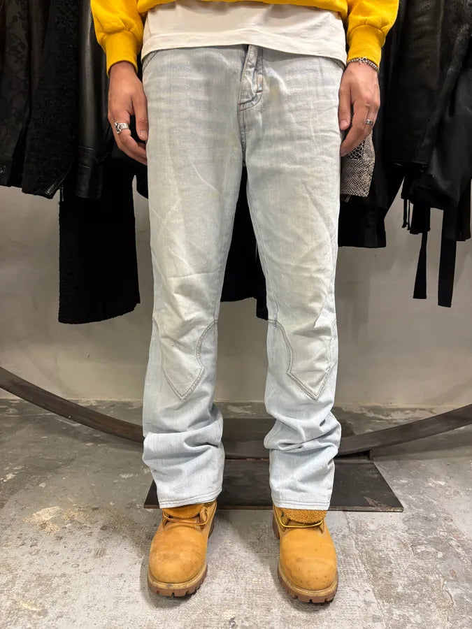 AW2000 Roberto Cavalli Blue Denim Royal Bootcut Jeans (M/L) wROoBCp 1