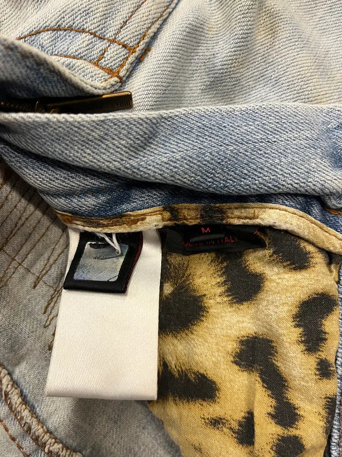 AW2000 Roberto Cavalli Blue Denim Royal Bootcut Jeans (M/L) wROoBCp 10