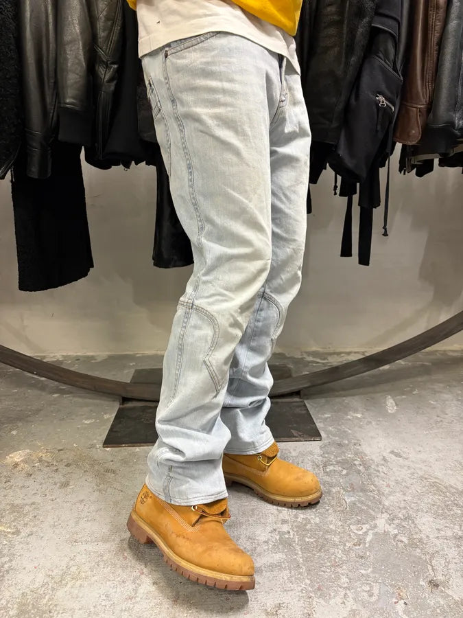 AW2000 Roberto Cavalli Blue Denim Royal Bootcut Jeans (M/L) wROoBCp 2