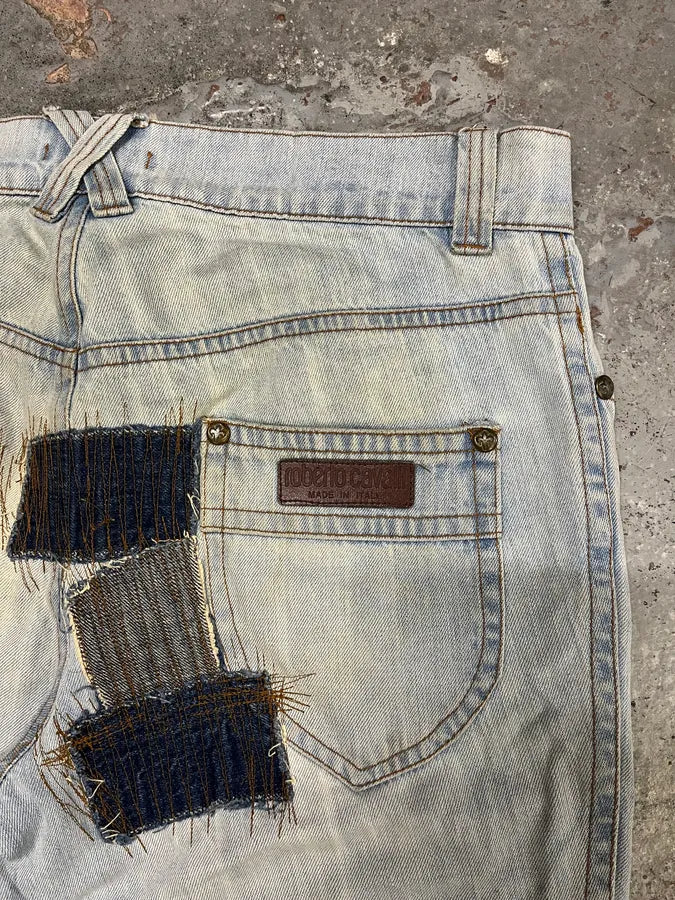 AW2000 Roberto Cavalli Blue Denim Royal Bootcut Jeans (M/L) wROoBCp 8