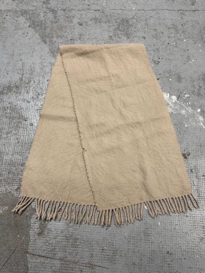 AW2000 Roberto Cavalli Cream Savage Safari Wool Scarf TUHyBvK 1