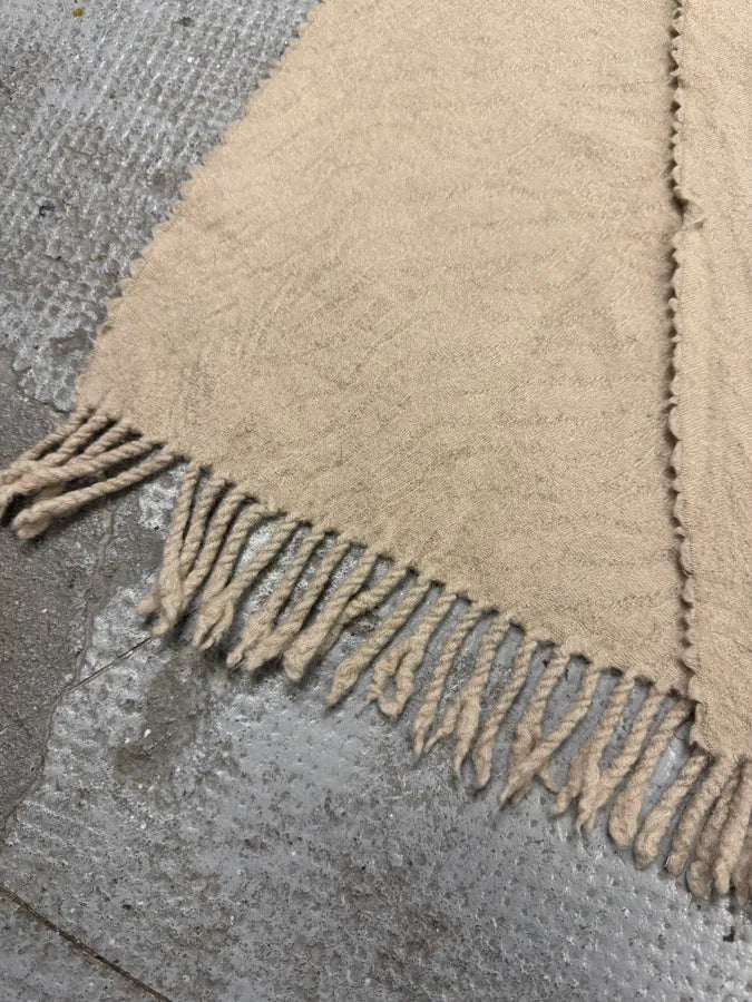 AW2000 Roberto Cavalli Cream Savage Safari Wool Scarf TUHyBvK 3