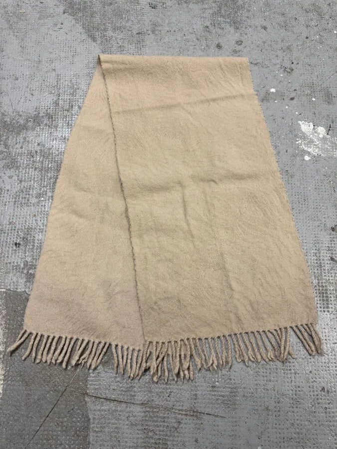 AW2000 Roberto Cavalli Cream Savage Safari Wool Scarf TUHyBvK 9