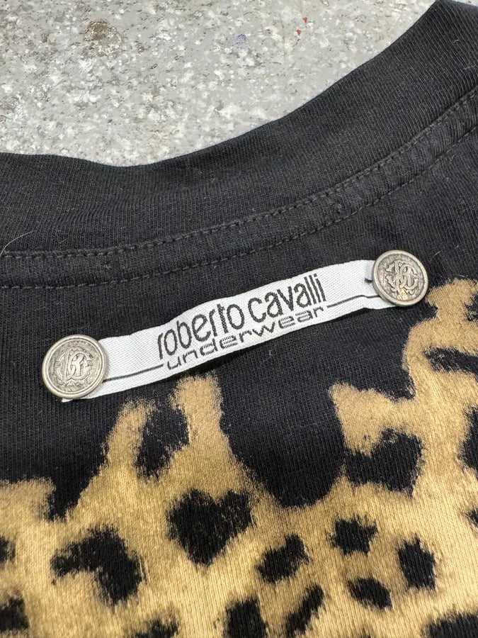 AW2000 Roberto Cavalli Leopard Black Longsleeves (M) 7