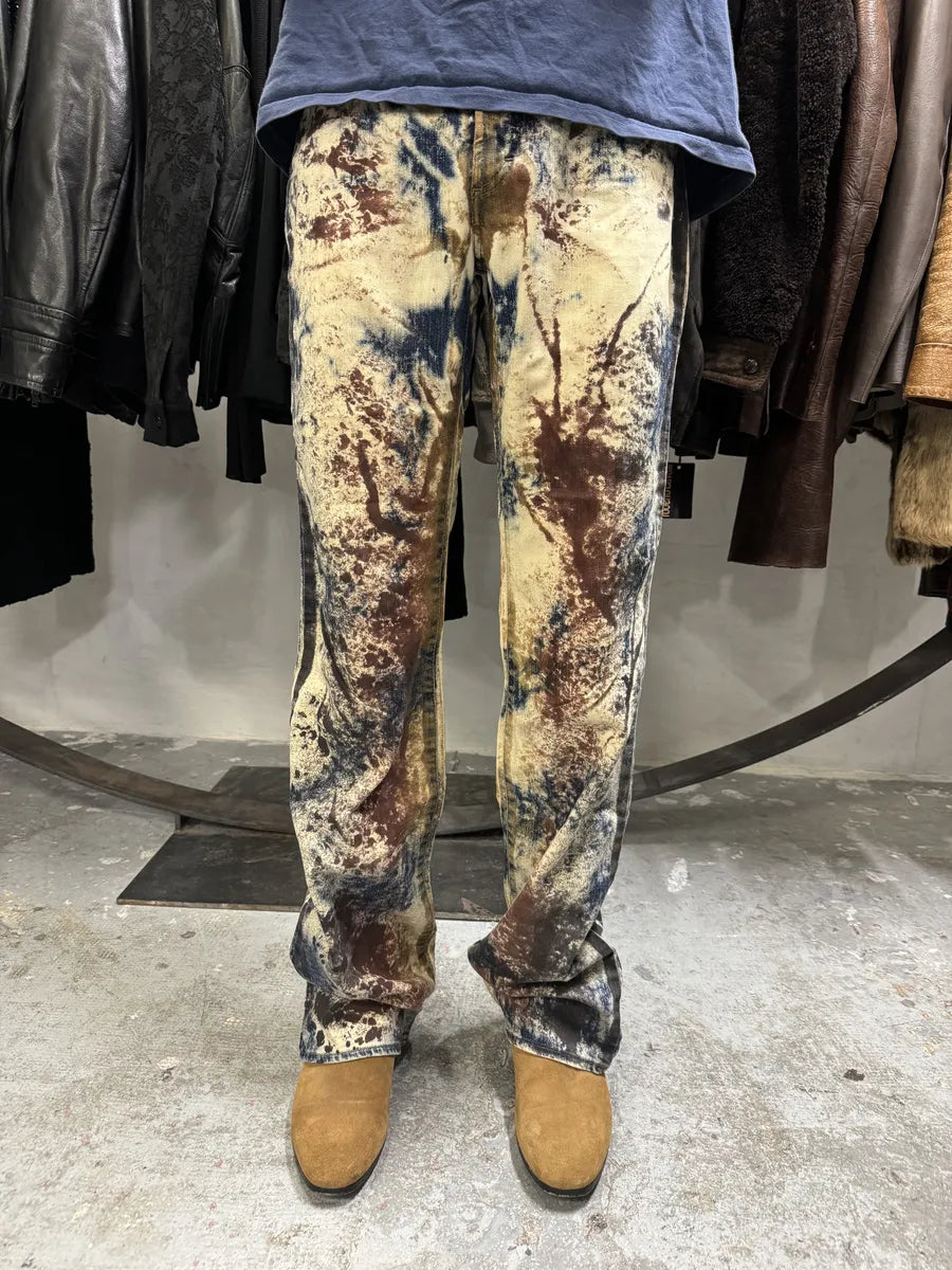 AW2001 Cavalli World Rust Eroded Ultimate Pants (S) lCbWZKf 1