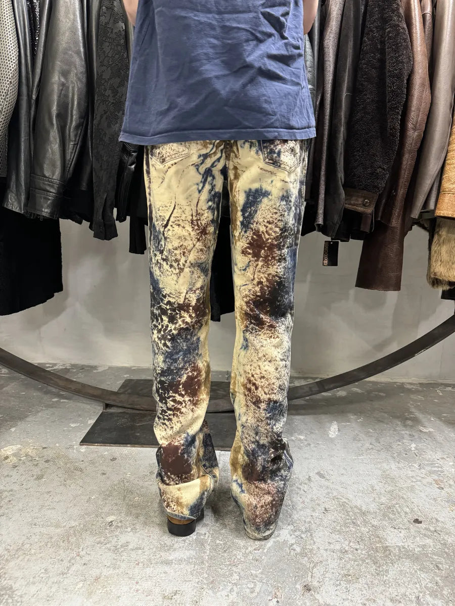AW2001 Cavalli World Rust Eroded Ultimate Pants (S) lCbWZKf 3