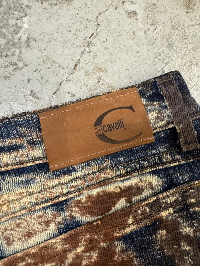 AW2001 Cavalli World Rust Eroded Ultimate Pants (S) nwViIli 12