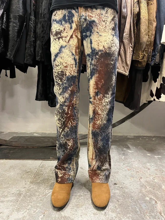AW2001 Cavalli World Rust Eroded Ultimate Pants (XS/S) kvqQccj 1