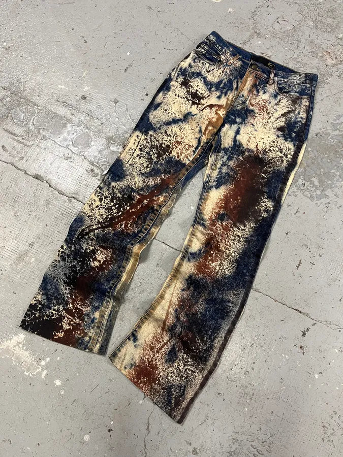 AW2001 Cavalli World Rust Eroded Ultimate Pants (XS/S) kvqQccj 4