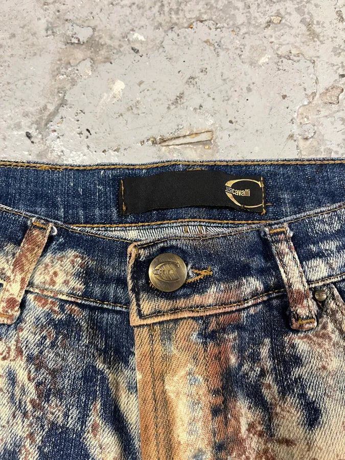 AW2001 Cavalli World Rust Eroded Ultimate Pants (XS/S) kvqQccj 8