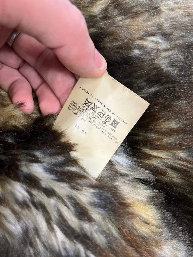 AW2001 Dolce & Gabbana Brown Corduroy Faux Fur Jacket UhfzNfi 10