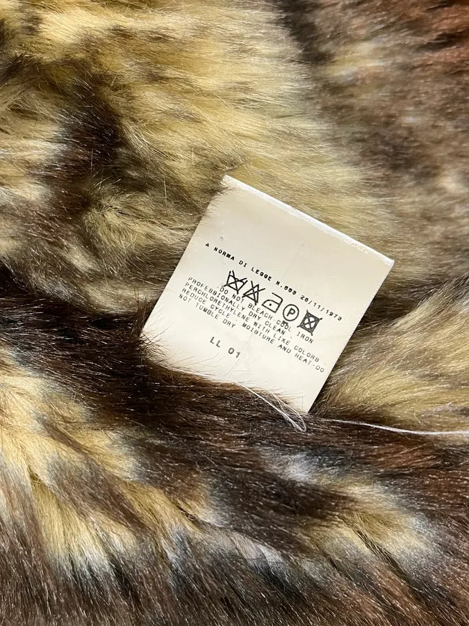 AW2001 Dolce & Gabbana Brown Corduroy Fur Jacket beyEOEx 10
